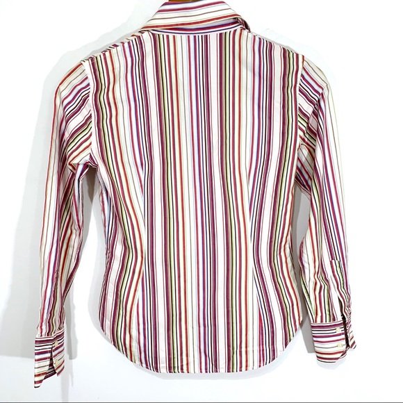 Etro Striped Button Down Top - Picture 4 of 6